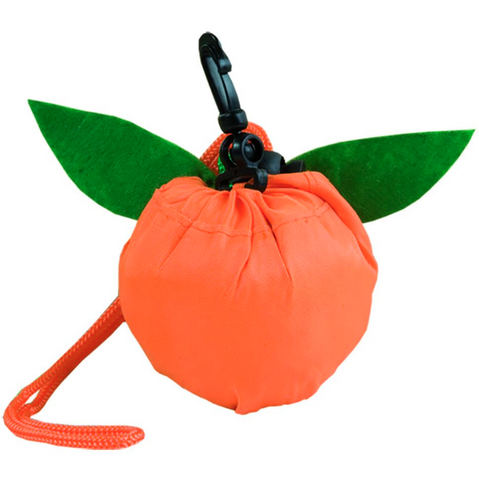 Bolsa ecológica en forma de naranja - reutilizable y divertida